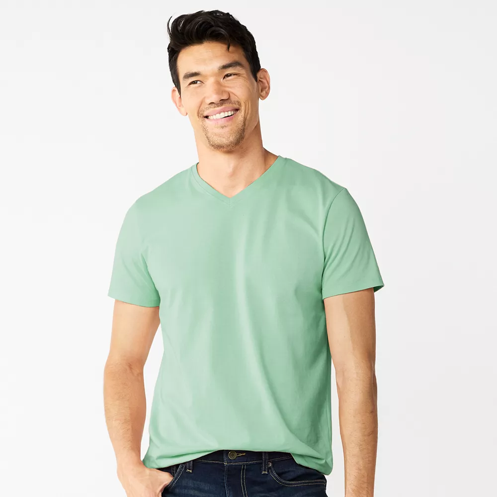 Men's Apt. 9® Solid V-neck Tee - Image 6