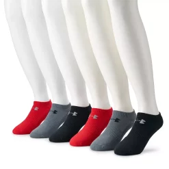 Men's Under Armour 6-pack Training Cotton Performance No-Show Socks