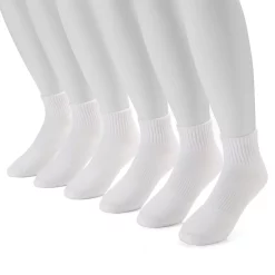 Men's Under Armour 6-pack Training Cotton Performance Quarter Socks