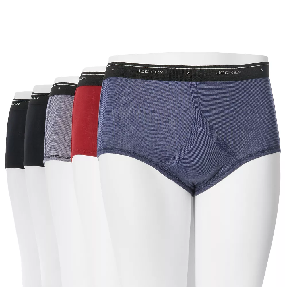 Men's Jockey® 4-pack + 1 Bonus Classic StayNew Full Rise Briefs - Image 4