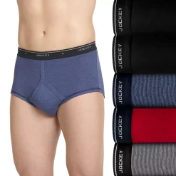 Men's Jockey® 4-pack + 1 Bonus Classic StayNew Full Rise Briefs