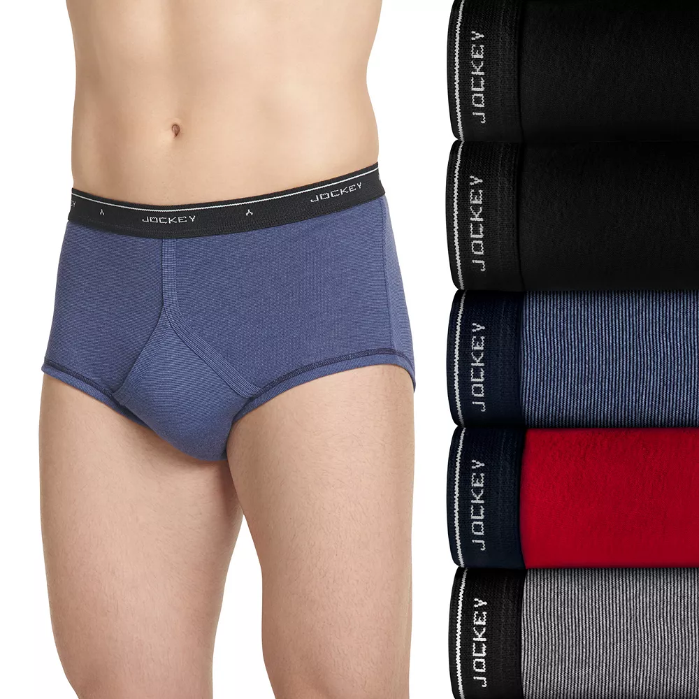 Men's Jockey® 4-pack + 1 Bonus Classic StayNew Full Rise Briefs