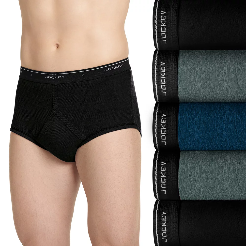 Men's Jockey® 4-pack + 1 Bonus Classic StayNew Full Rise Briefs - Image 5