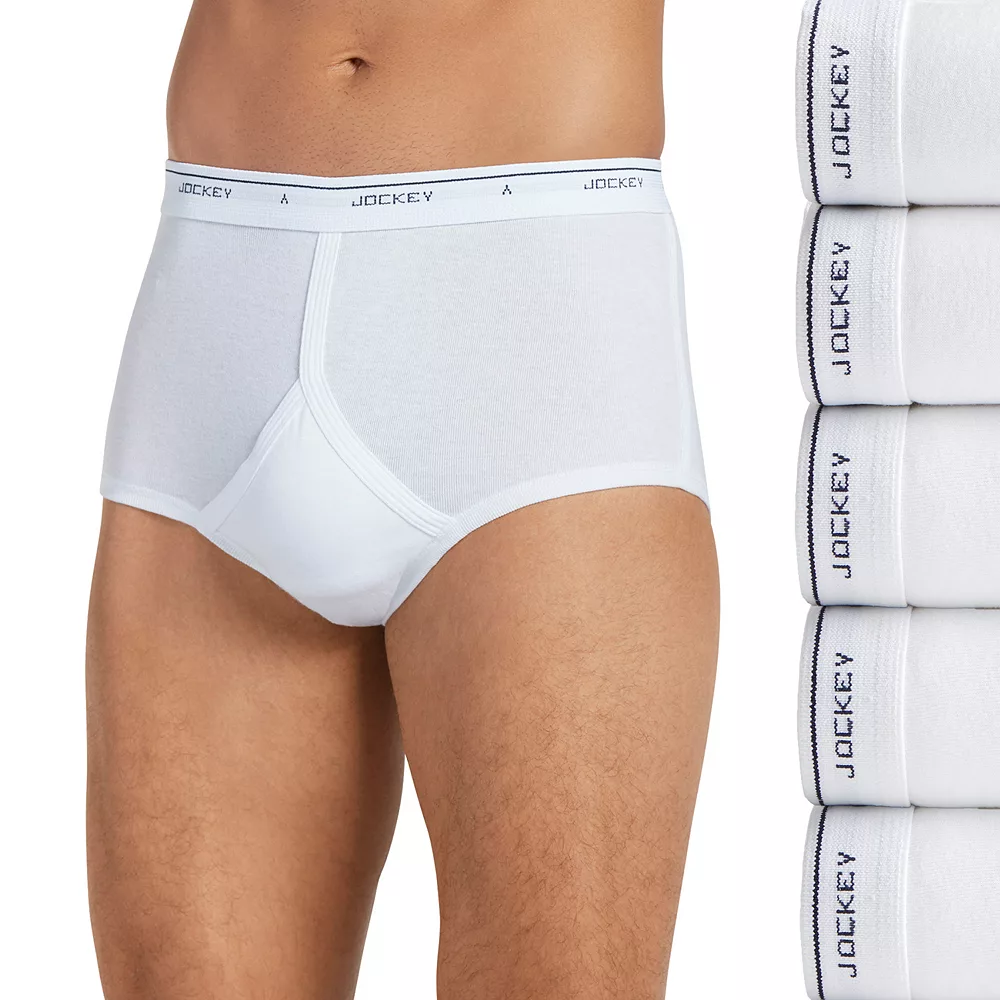 Men's Jockey® 4-pack + 1 Bonus Classic StayNew Full Rise Briefs - Image 3