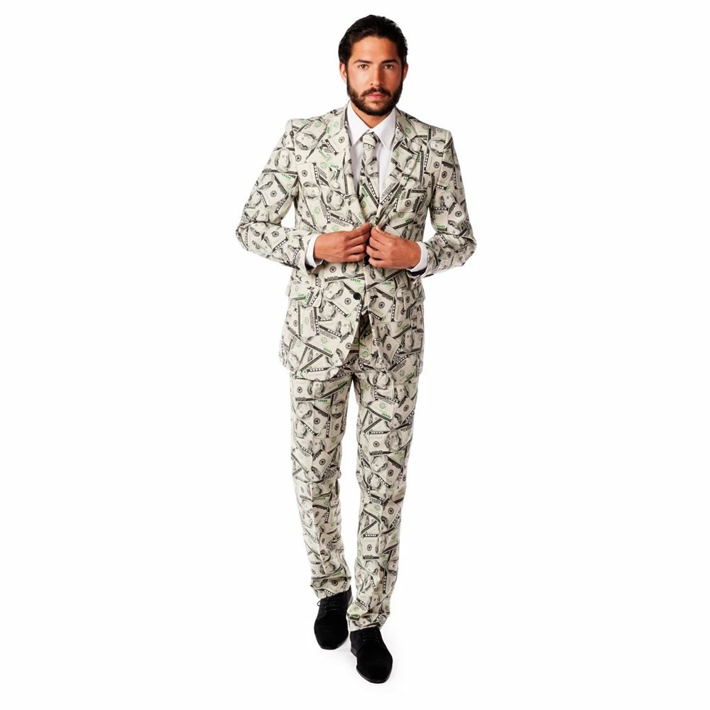 Men's OppoSuits Slim-Fit Novelty Suit & Tie Set - Image 6