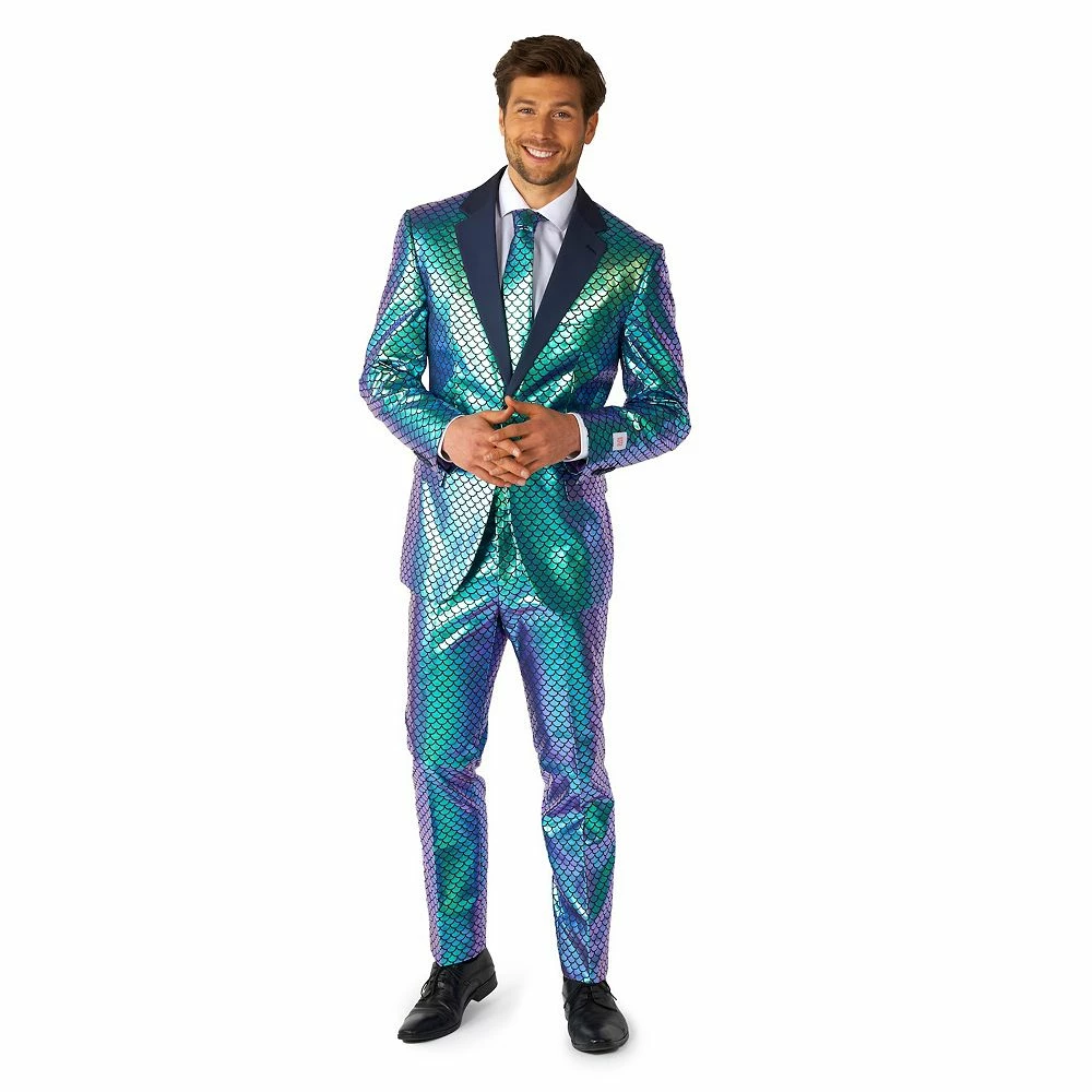 Men's OppoSuits Slim-Fit Novelty Suit & Tie Set - Image 8