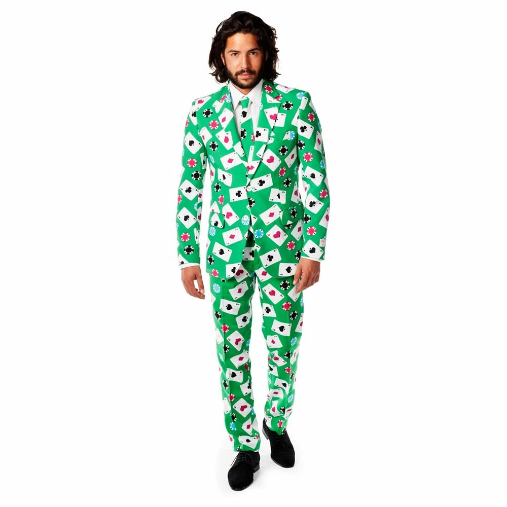Men's OppoSuits Slim-Fit Novelty Suit & Tie Set - Image 10