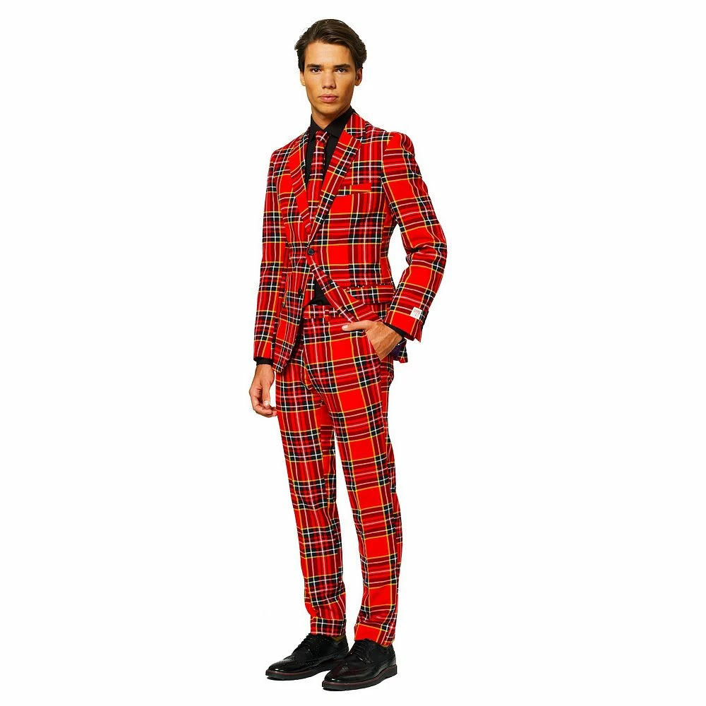 Men's OppoSuits Slim-Fit Novelty Suit & Tie Set - Image 3