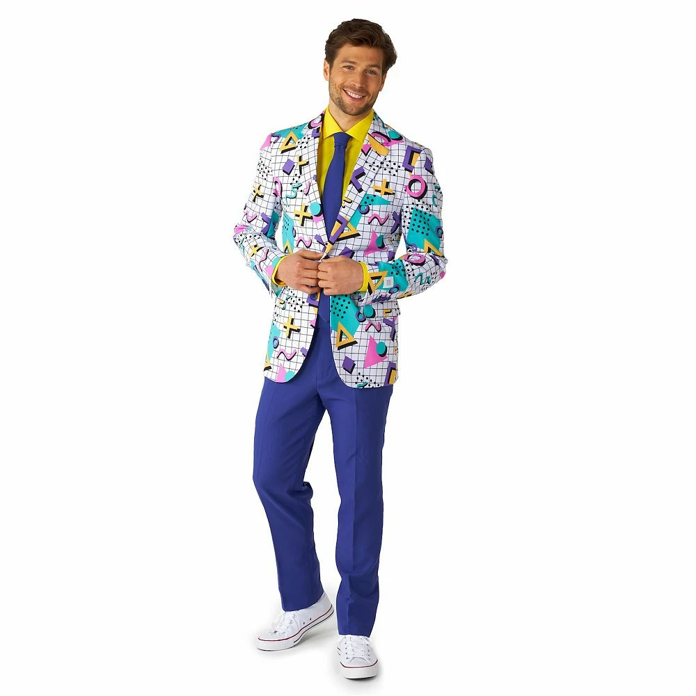 Men's OppoSuits Slim-Fit Novelty Suit & Tie Set - Image 7