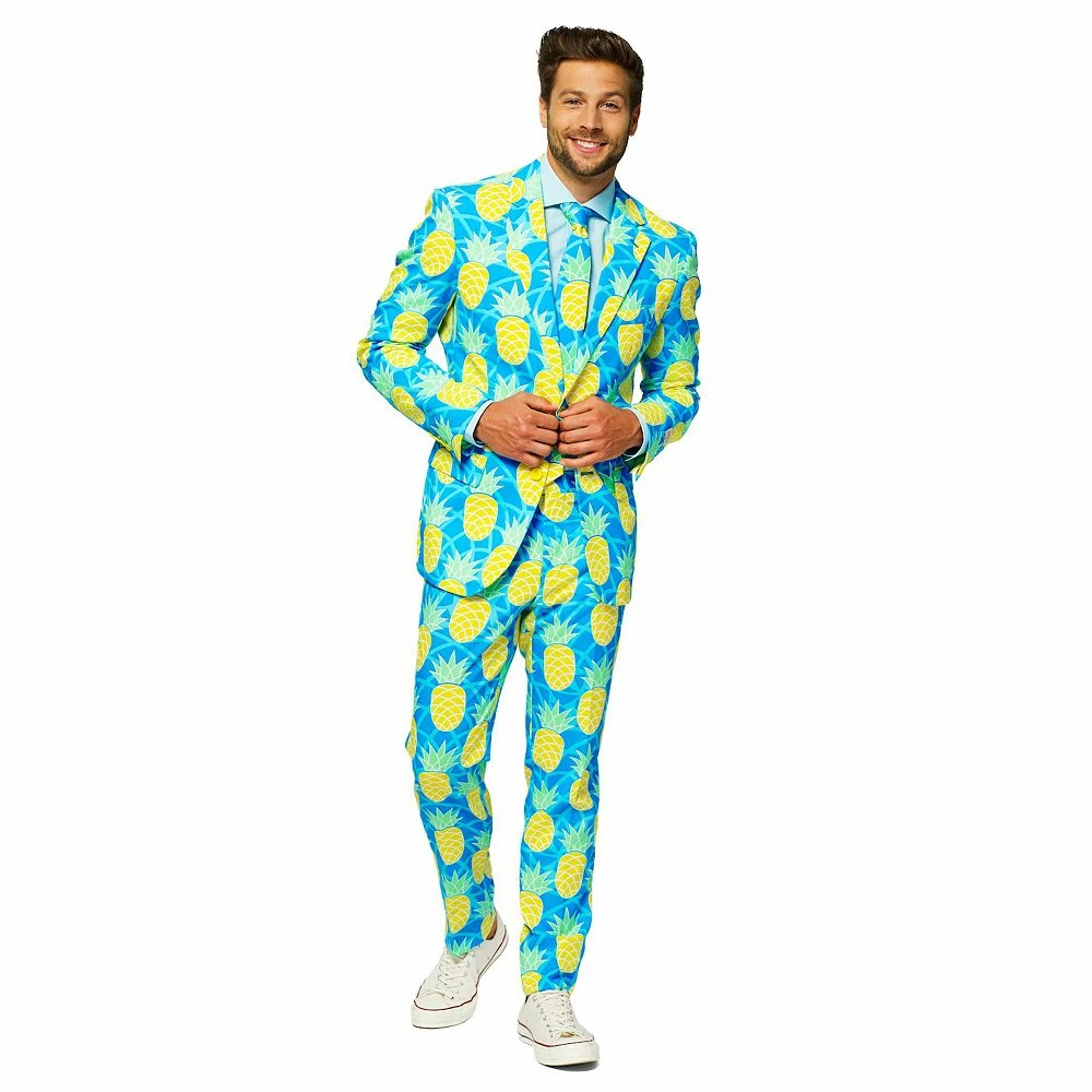 Men's OppoSuits Slim-Fit Novelty Suit & Tie Set - Image 5
