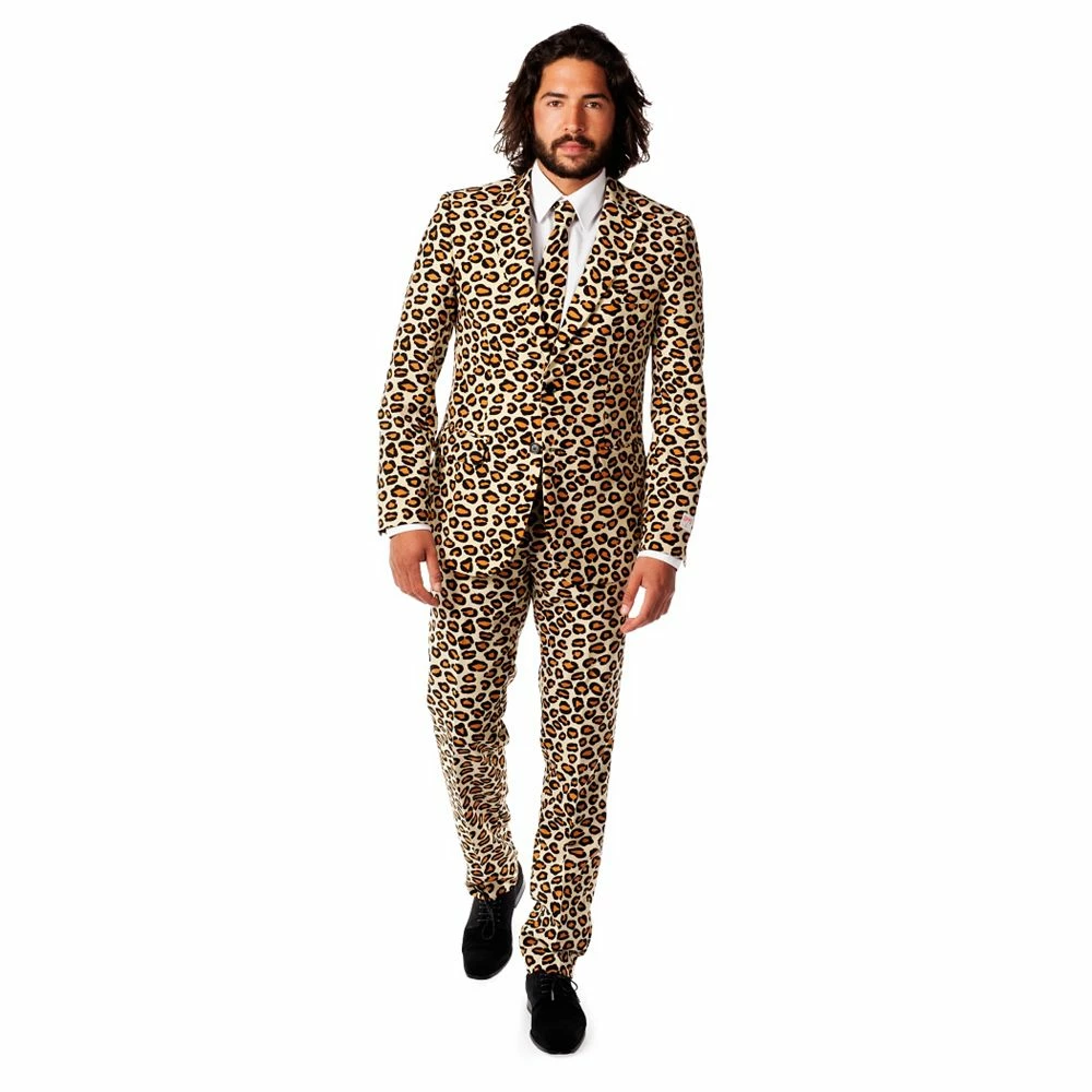 Men's OppoSuits Slim-Fit Novelty Suit & Tie Set - Image 2