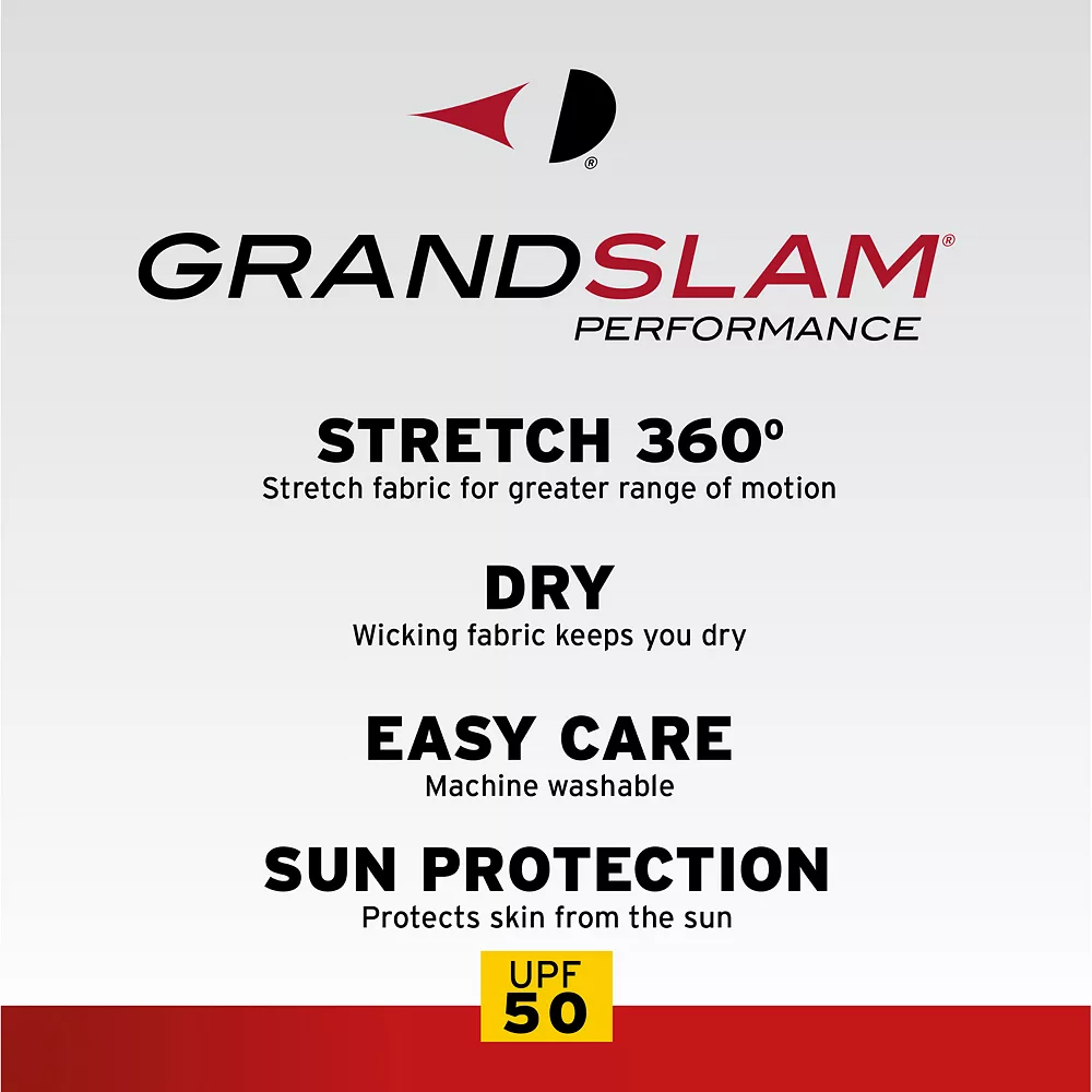 Big & Tall Grand Slam Classic-Fit Airflow Performance Polo - Image 10