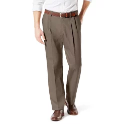 Men's Dockers® Signature Khaki Lux Classic-Fit Stretch Pleated Pants