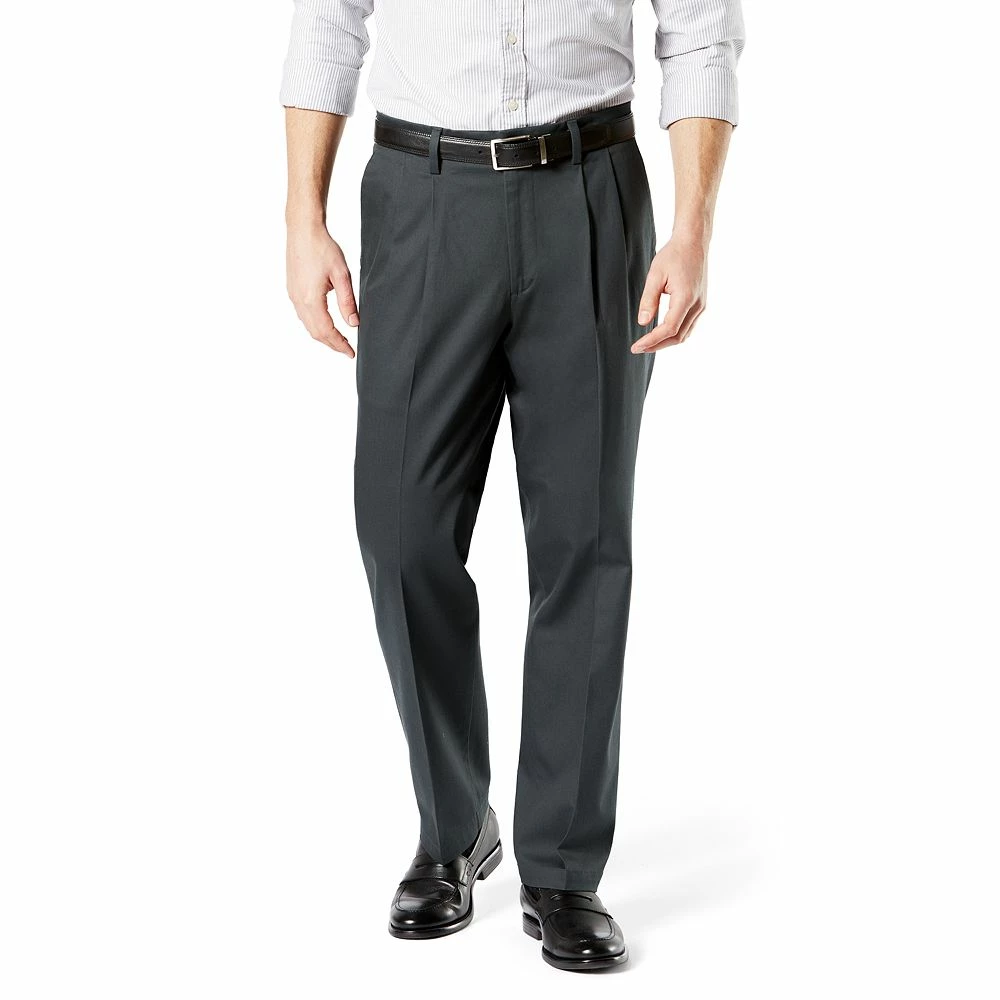 Men's Dockers® Signature Khaki Lux Classic-Fit Stretch Pleated Pants - Image 2