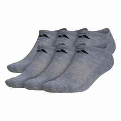 Men's adidas 6-pack Athletic Cushioned No-Show Socks