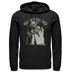 Men's Star Wars Yoda Best Dad Ever Pull-Over Hoodie