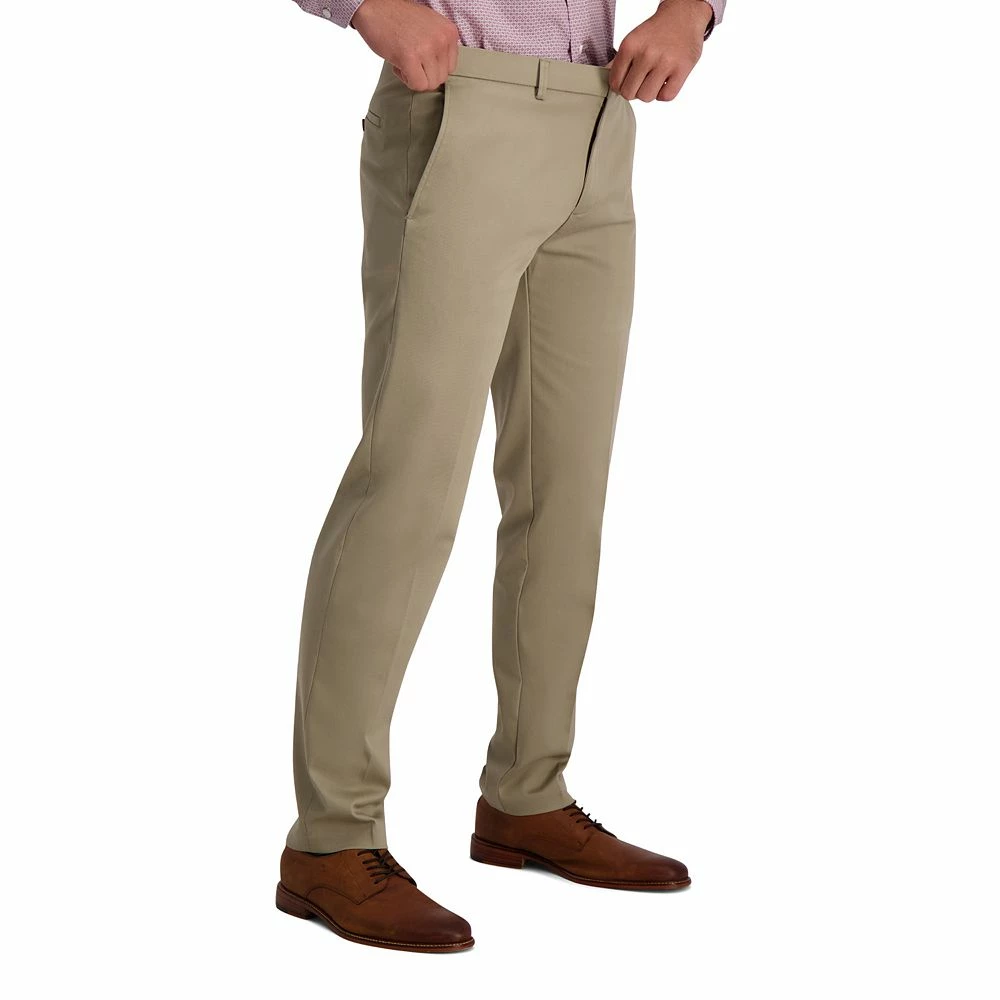 Men's Haggar® Iron Free Premium Khaki™ Straight-Fit Flat Front Perfect Fit Waistband Casual Pant - Image 11