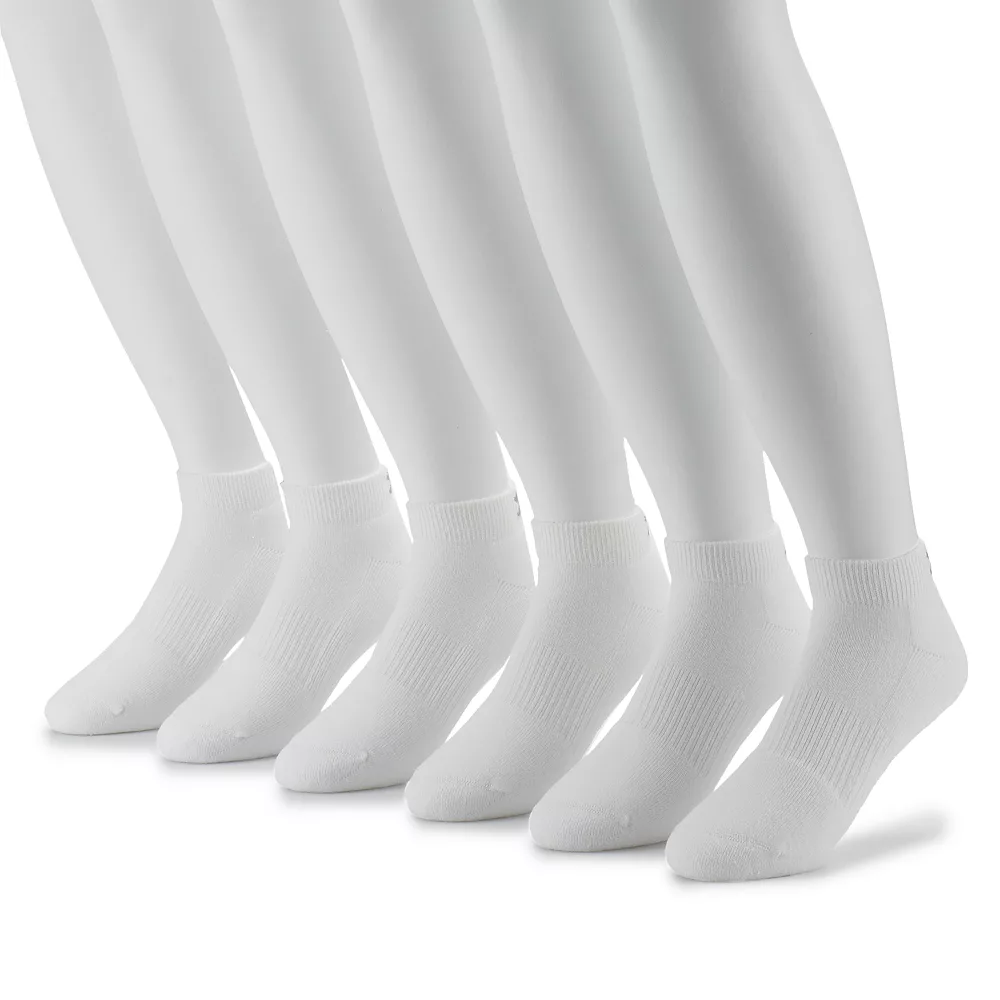 Men's Under Armour 6-pack Training Cotton Performance Low-Cut Socks