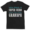Men's Super Hero Grandpa Graphic Tee