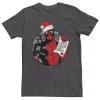 Men's Marvel Deadpool List Dad Is Heroic Christmas Tee