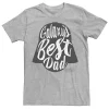 Men's Star Wars Father's Day Galaxy's Best Dad Helmet Silhouette Tee