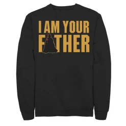 Men's Star Wars Vader I Am Your Father Silhouette Graphic Fleece Pullover
