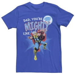 Men's Marvel Thor Mighty Dad Father's Day Tee