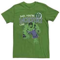 Men's Marvel Hulk Incredible Dad Father's Day Tee