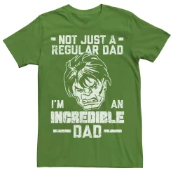 Men's Marvel Hulk Father's Day Not Regular Dad Tee