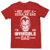 Men's Marvel Iron Man "Invincible Dad" Graphic Tee