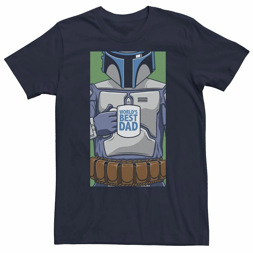 Men's Star Wars Boba Fett World's Best Dad Tee