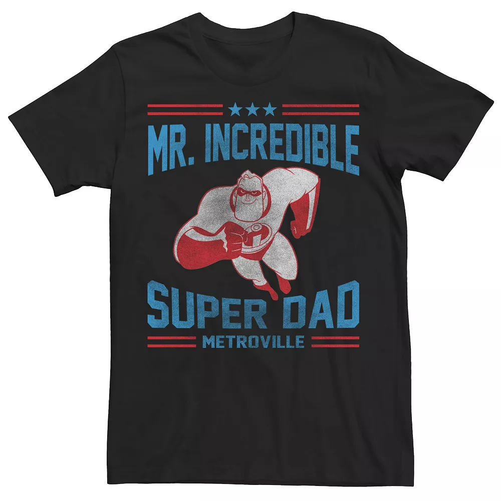 Men's Disney / Pixar The Incredibles Mr. Super Dad Metroville Tee