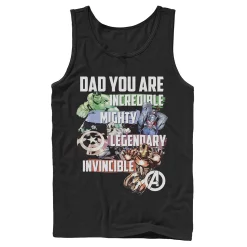 Men's Marvel Avengers Dad You Are Incredible Tank