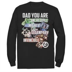 Men's Marvel Avengers Dad You Are Incredible Tee