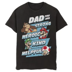 Men's Nintendo Super Mario Dad You Are Tee