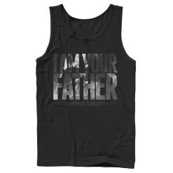 Men's Star Wars Darth Vader Space Father Tank