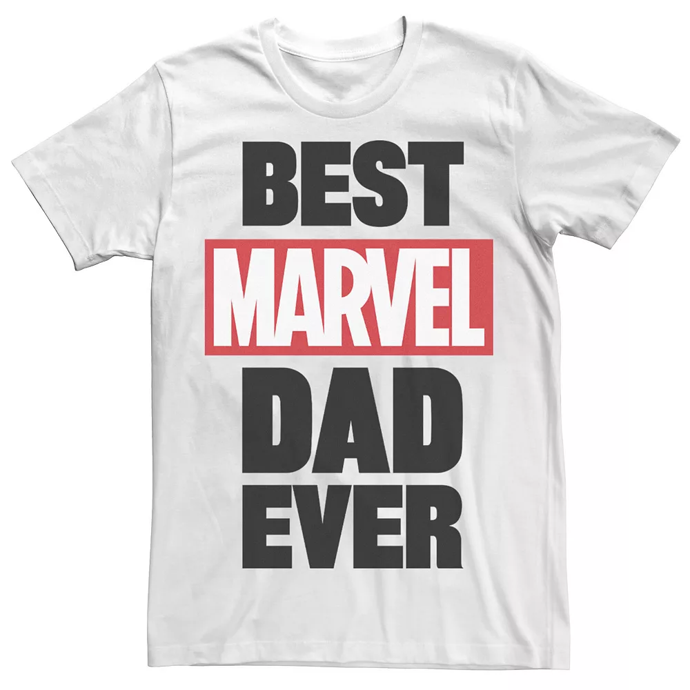 Men's Marvel Best Marvel Dad Graphic Tee
