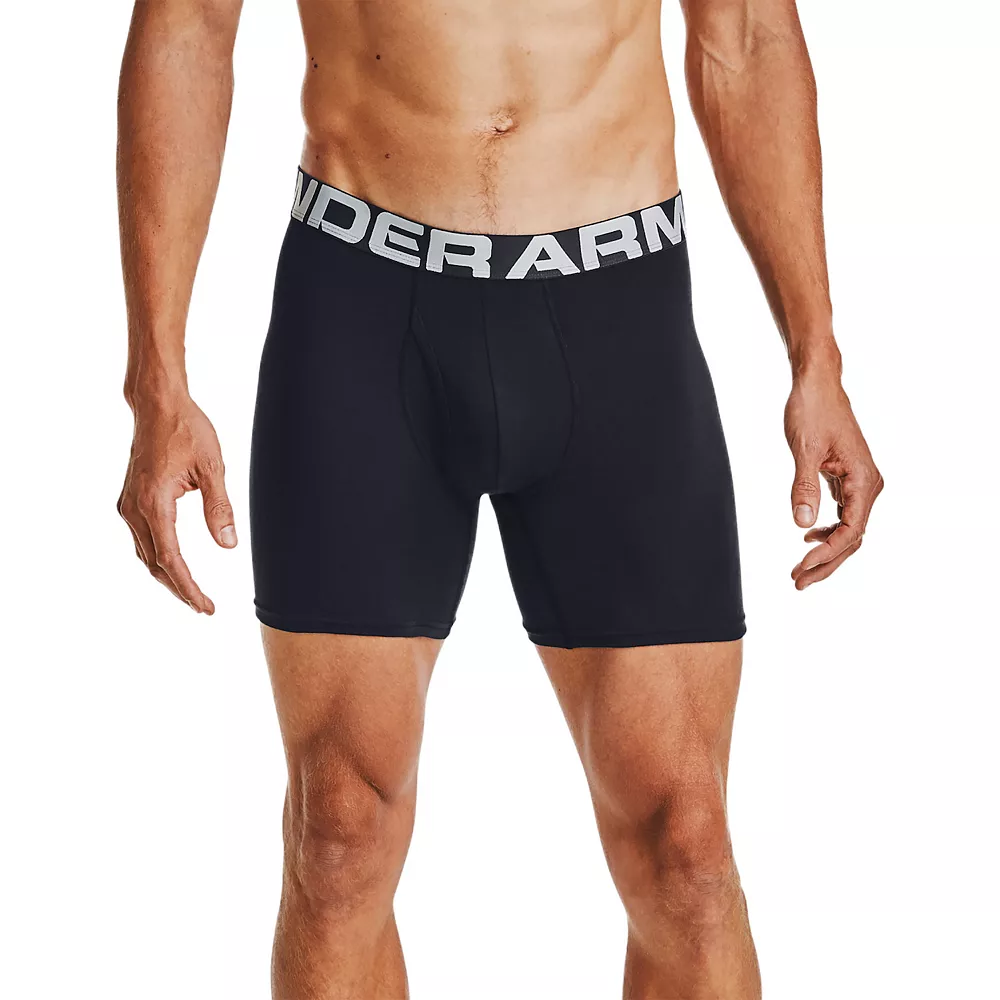 Men's Under Armour 3-pack Charged Cotton® Stretch 6-inch Boxerjock® Boxer Briefs - Image 3