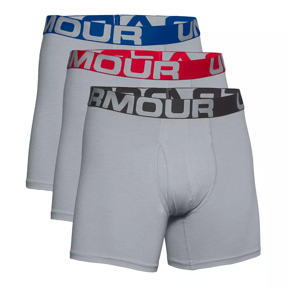 Men's Under Armour 3-pack Charged Cotton® Stretch 6-inch Boxerjock® Boxer Briefs - Image 8