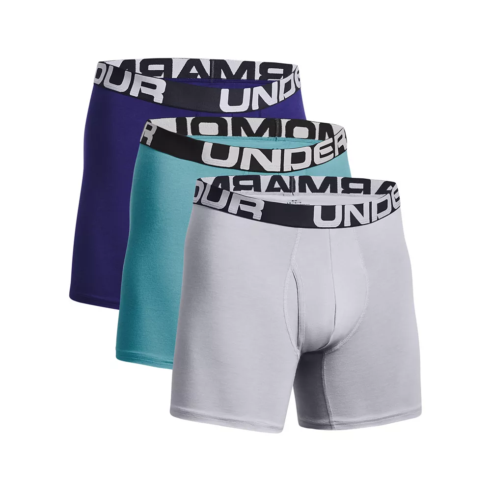 Men's Under Armour 3-pack Charged Cotton® Stretch 6-inch Boxerjock® Boxer Briefs - Image 10