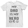 Men's Marvel Dad Is My Hero Graphic Tee