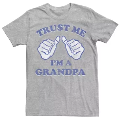 Men's Trust Me I'm A Grandpa Thumbs Up Graphic Tee