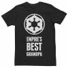 Men's Star Wars Empire's Best Grandpa Empire Logo Graphic Tee