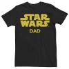 Men's Star Wars Dad Classic Title Logo Graphic Tee