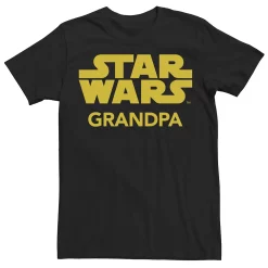 Men's Star Wars Grandpa Classic Title Logo Tee