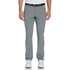 Men's Grand Slam Classic-Fit Horizontal Texture 5-Pocket Flat-Front Golf Pants