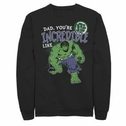 Men's Marvel Hulk Incredible Dad Father's Day Sweatshirt