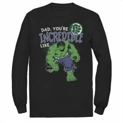 Men's Marvel Hulk Incredible Dad Father's Day Tee