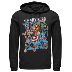 Men's Marvel Heros My Dad My Hero Father's Day Hoodie
