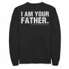 Men's Star Wars Father's Day I Am Your Father Text Movie Quote Sweatshirt
